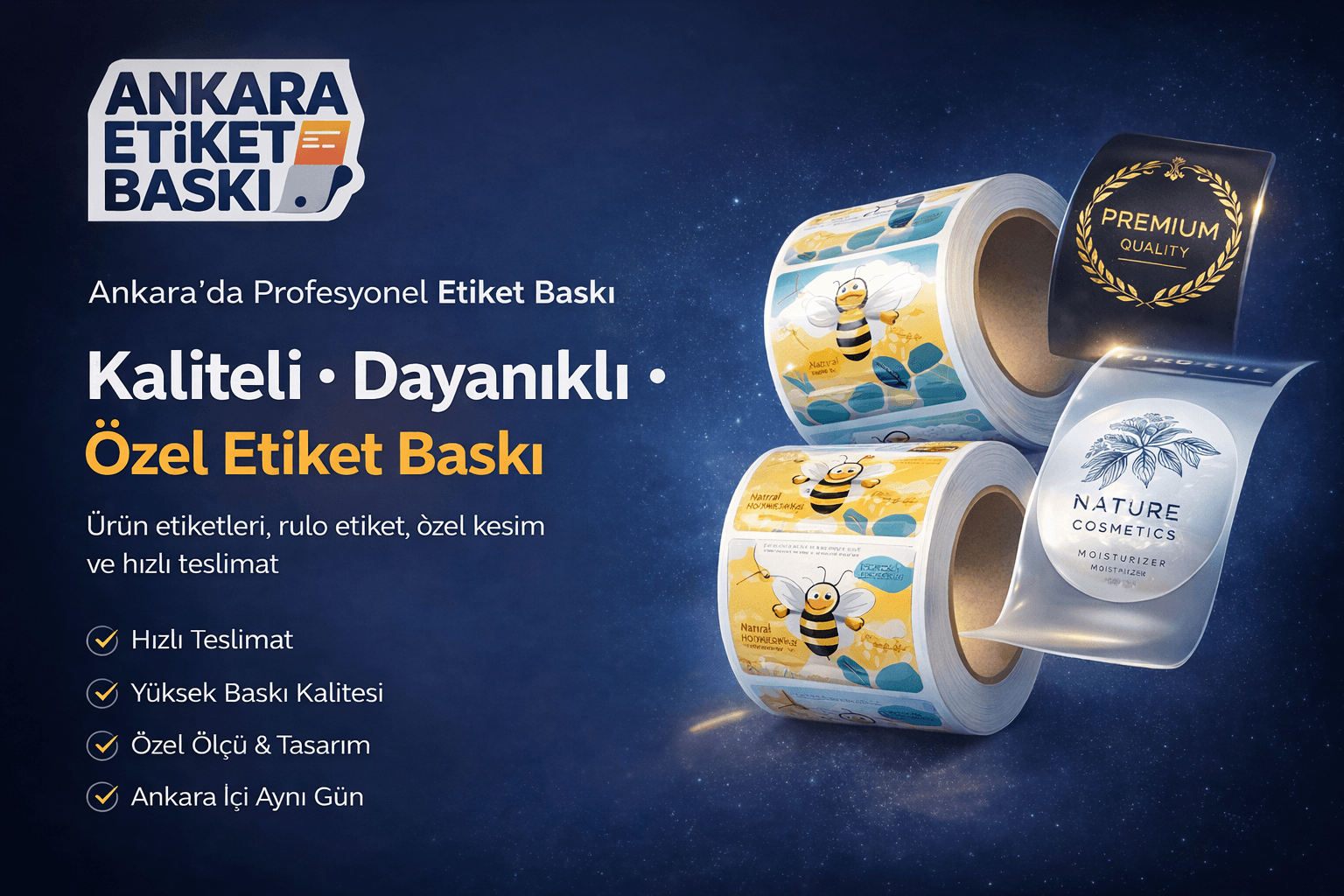 Gıda Etiketleri - Ankara Etiket Baskı